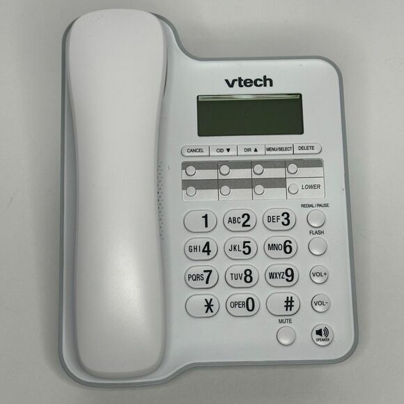 Vtech Corded Speaker Telephone with Caller ID & Hands-Free White CD1153 - Picture 8 of 16